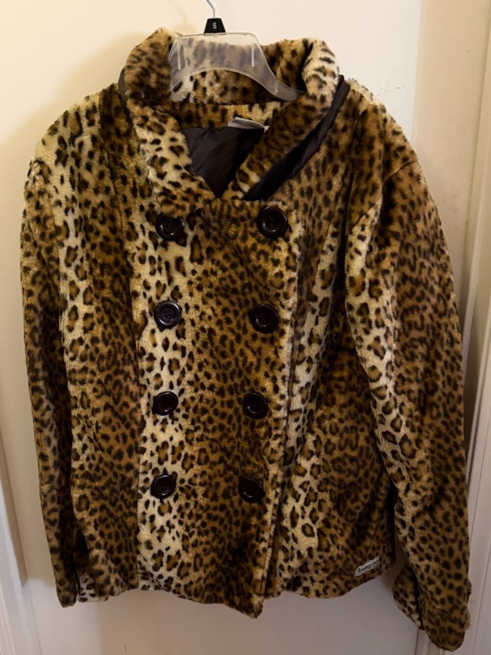 Rain Forest Cafe Cheetah Print Jacket W XXL